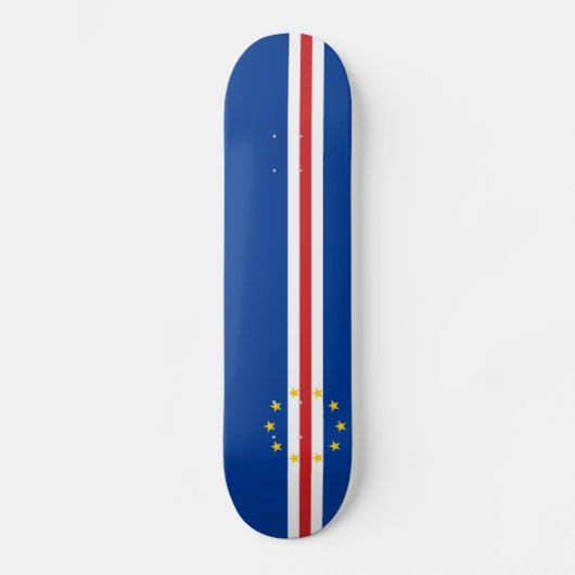Kap-Verde-Flagge Skateboard (Vorderseite)