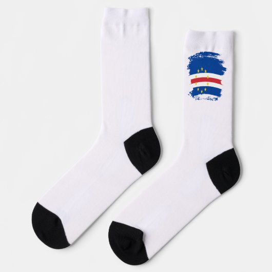 Kap-Verde-Flagge Socken (Linkes Detail)