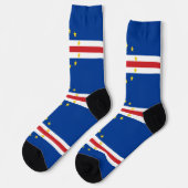 Kap-Verde-Flagge Socken (Linkes Detail)