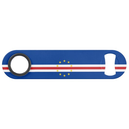 Kap-Verde-Flagge Speed Flaschenöffner (Vorderseite (Horizontal))
