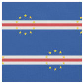 Kap-Verde-Flagge Stoff (Nahaufnahme)