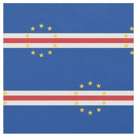 Kap-Verde-Flagge Stoff (Nahaufnahme)