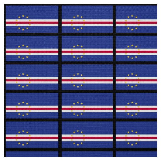 Kap-Verde-Flagge Stoff (Muster)