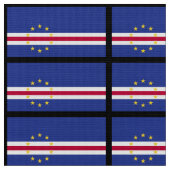 Kap-Verde-Flagge Stoff (Nahaufnahme)