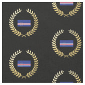 Kap-Verde-Flagge Stoff (Nahaufnahme)