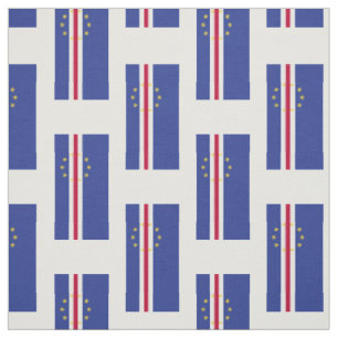 Kap-Verde-Flagge Stoff
