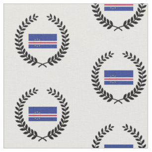 Kap-Verde-Flagge Stoff