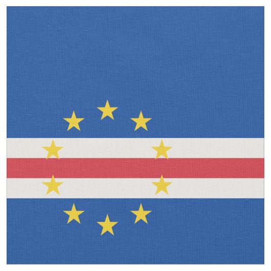 Kap-Verde-Flagge Stoff (Nahaufnahme)