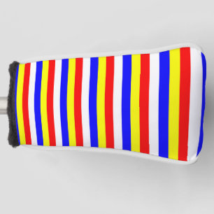 Kap-Verde-Flagge Streifen Land Muster Symbol Golf Headcover