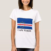 Kap-Verde-Flagge T-Shirt (Vorderseite)