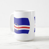 Kap Verde Flagge Tasse (Vorderseite Links)