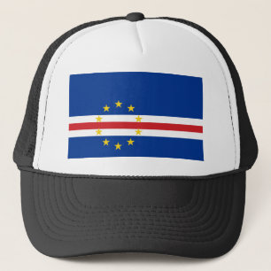 Kap-Verde-Flagge Truckerkappe