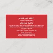 Kap-Verde-Flagge und Landesemblem, Kap Verde Visitenkarte (Rückseite)