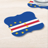 Kap-Verde-Flagge Untersetzer (angewinkelt)