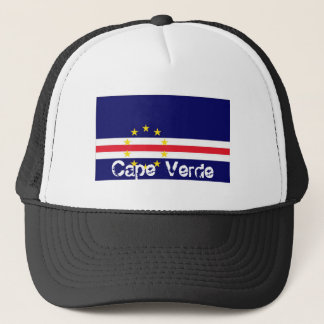 Kap-Verde Flaggenhut Truckerkappe
