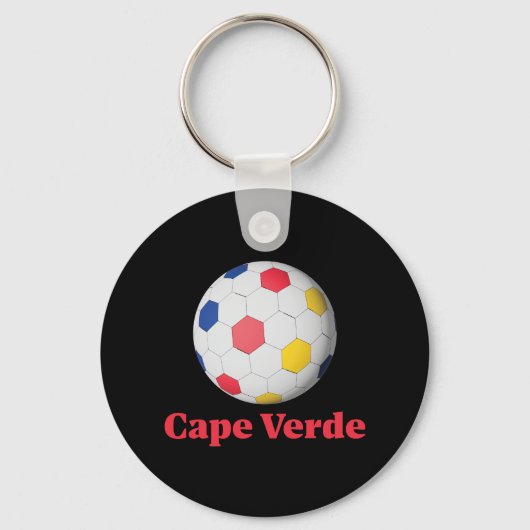 Kap Verde Fußball Schlüsselanhänger (Vorderseite)