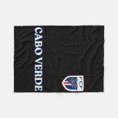 Kap Verde Fußballmannschaft Fleecedecke (Vorderseite (Horizontal))