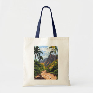 Kap Verde Illustration Reise Kunst Vintage Tragetasche