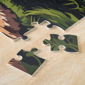 Kap Verde Illustration Reisen Vintag Puzzle (Seite)