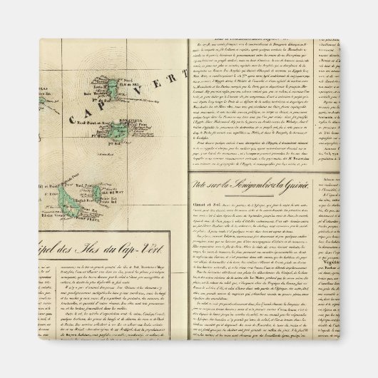 Kap Verde Islands Afrika Magnet (Vorne)