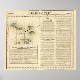 Kap Verde Islands Afrika Poster