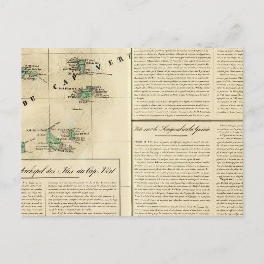 Kap Verde Islands Afrika Postkarte (Vorderseite)