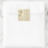 Kap Verde Islands Afrika Quadratischer Aufkleber (Tasche)