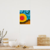 Kap Verde Lebendiger Sonnenuntergang Poster (Küche)