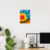 Kap Verde Lebendiger Sonnenuntergang Poster (Heimbüro)