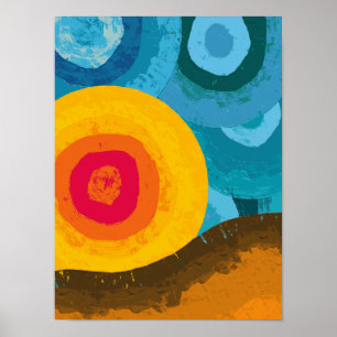 Kap Verde Lebendiger Sonnenuntergang Poster