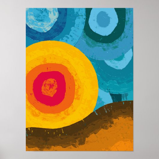 Kap Verde Lebendiger Sonnenuntergang Poster (Vorne)