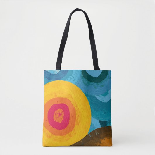 Kap Verde Lebendiger Sonnenuntergang Tasche (Vorderseite)