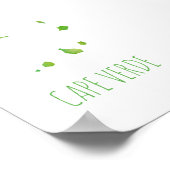 Kap Verde Map Poster (Ecke)