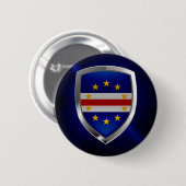 Kap Verde Mettalic Emblem Button (Vorne & Hinten)