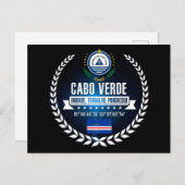 Kap Verde Postkarte (Vorne/Hinten)