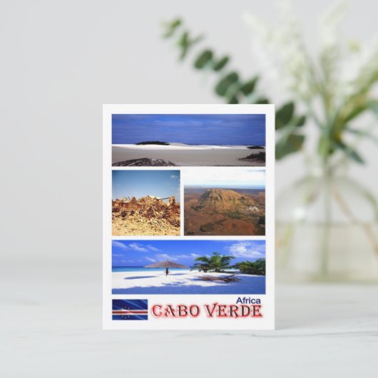 Kap Verde - Postkarte (Stehend Vorderseite)