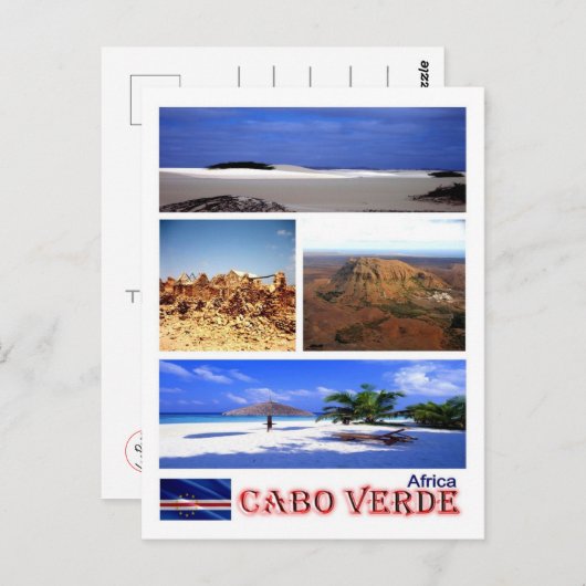 Kap Verde - Postkarte (Vorne/Hinten)
