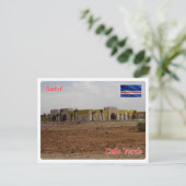 Kap Verde - Rabil - Flughafen - Postkarte (Stehend Vorderseite)