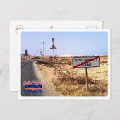 Kap Verde - Rabil - Toponymisiertes Schild - Postkarte (Vorne/Hinten)
