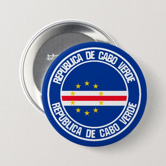 Kap-Verde-RundEmblem Button (Vorne & Hinten)