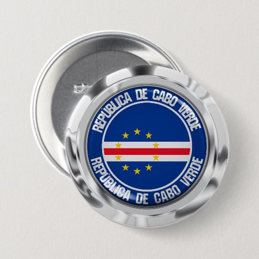 Kap-Verde-RundEmblem Button (Vorne & Hinten)