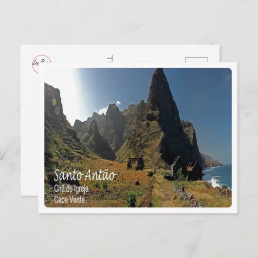 Kap Verde - Santo Antao - Postkarte (Vorne/Hinten)