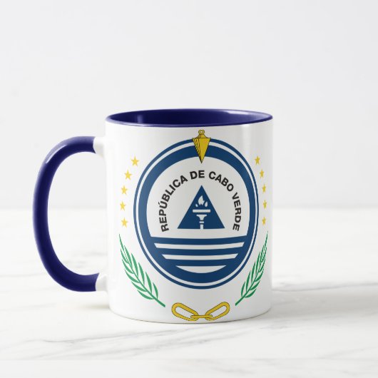 KAP-VERDE * - Tasse mit Flagge und Wappen (Links)