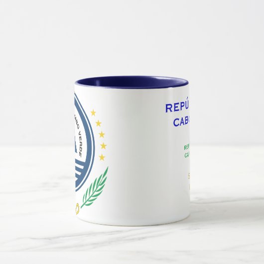KAP-VERDE * - Tasse mit Flagge und Wappen (Zentrum)