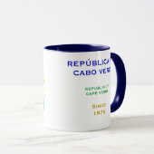 KAP-VERDE * - Tasse mit Flagge und Wappen (VorderseiteRechts)