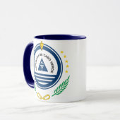 KAP-VERDE * - Tasse mit Flagge und Wappen (Vorderseite Links)