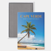 Kap Verde Travel Magnet (Vorderseite/Rückseite)
