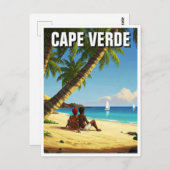 Kap Verde Travel Postkarte (Vorne/Hinten)