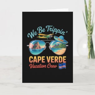 Kap Verde Urlaub Cabo Verde Flagge Stolz Verdian Karte