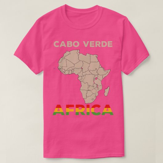 Kap Verdeafrika T-Shirt (Design vorne)